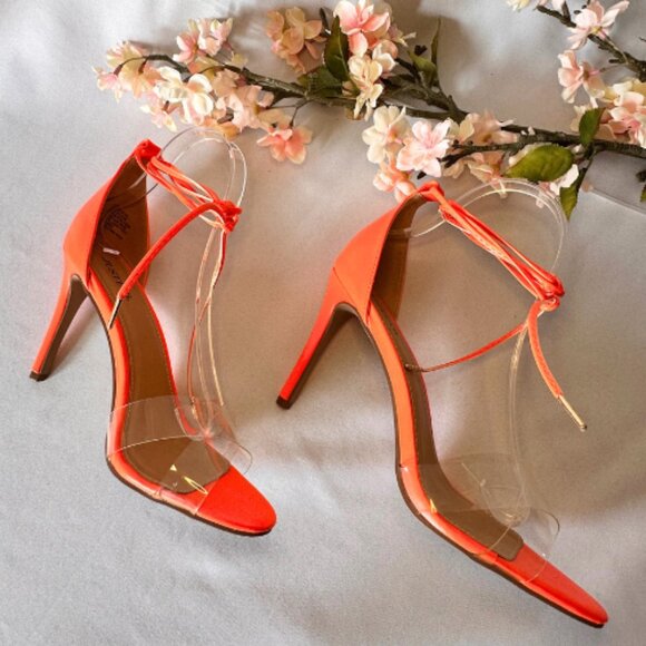 Turn Heads in Vibrant Neon Orange Heels - Picture 7 of 10